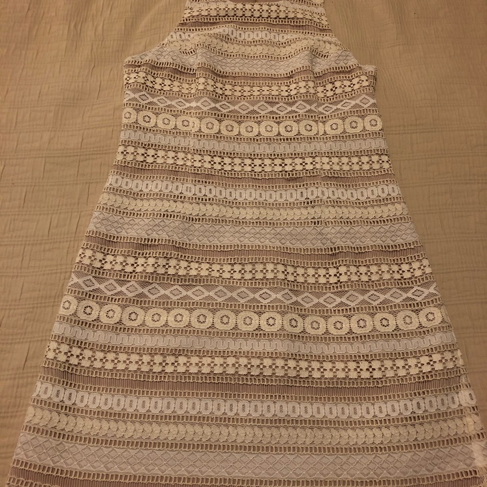 Beautiful never worn stylish lace lined dress